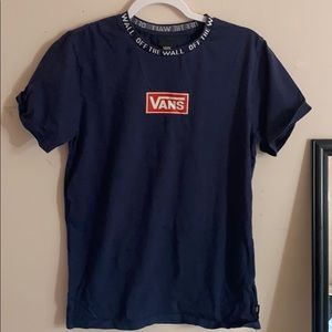 Navy Blue “Vans” T Shirt